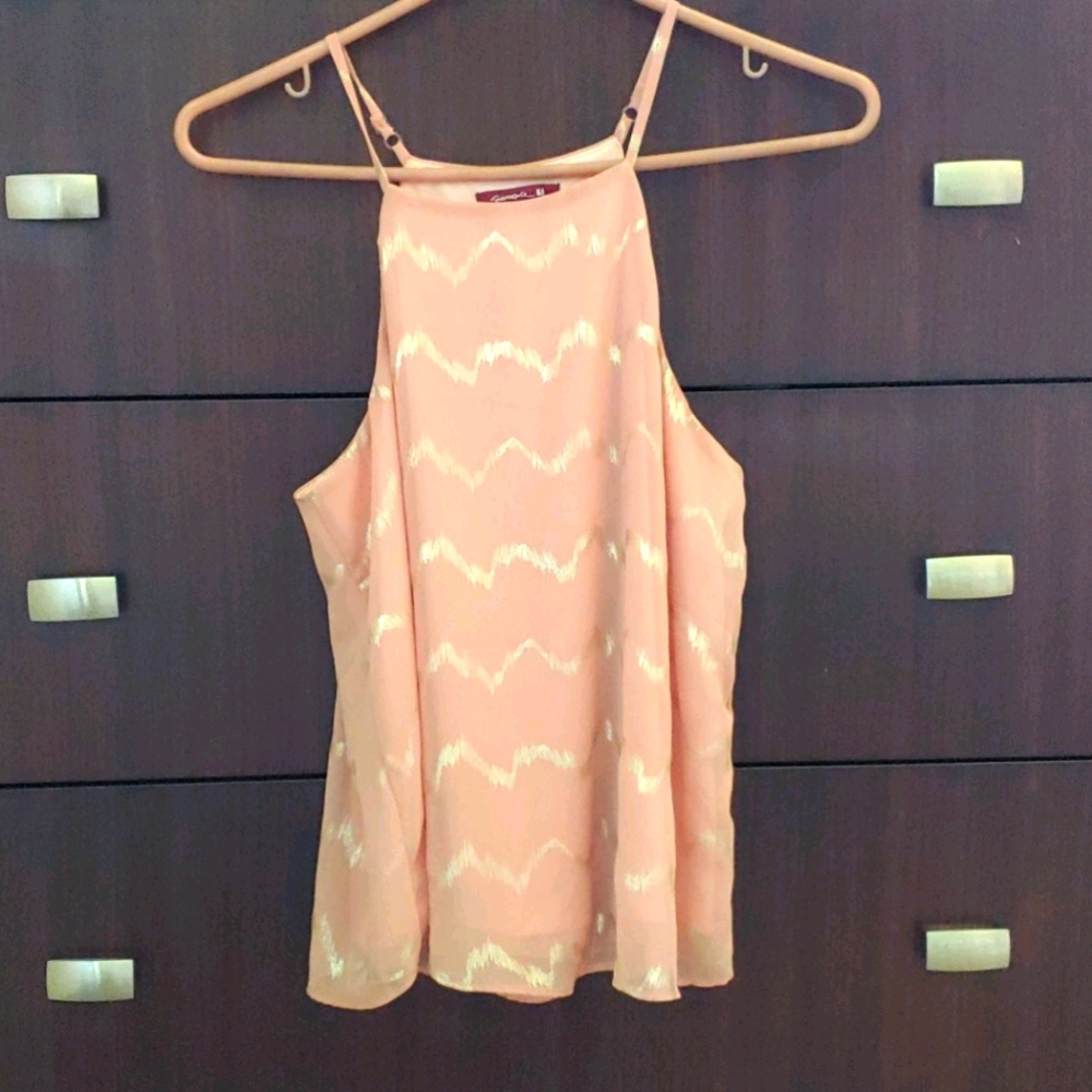 Pale Pink Flowy Blouse